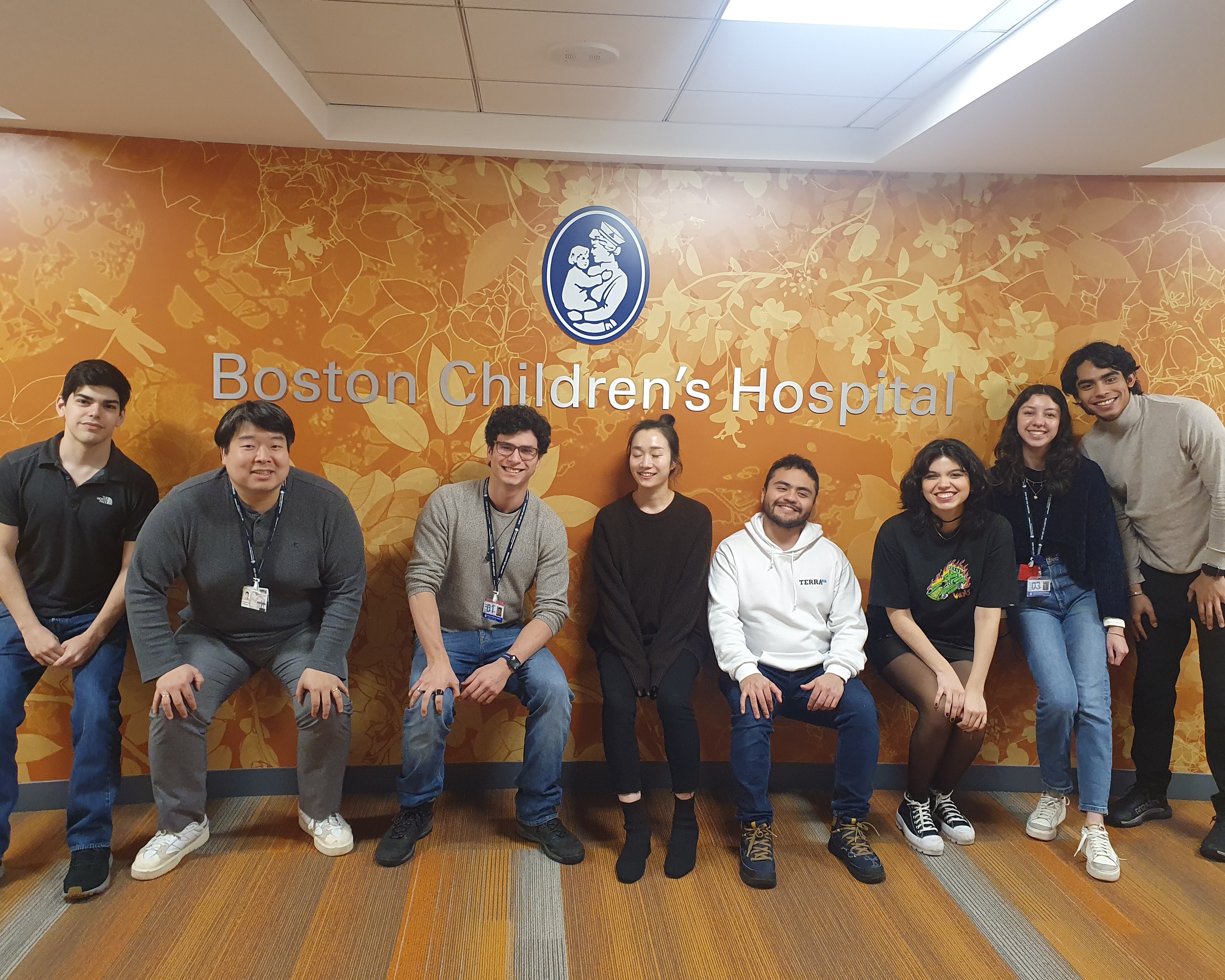 FNNDSC team at Boston Children's Hospital with Simón Amador
